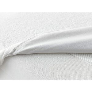 •   	 واقي مرتبة بجوانب فايبر بأستيك Snooze - أبيض