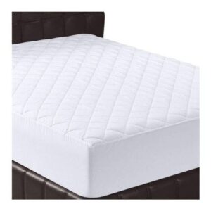 •   	 واقي مرتبة بجوانب فايبر بأستيك Snooze - أبيض